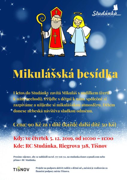 Plakát akce: Mikulášská besídka