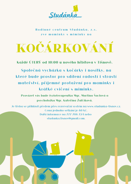 Plakát akce: Kočárkování