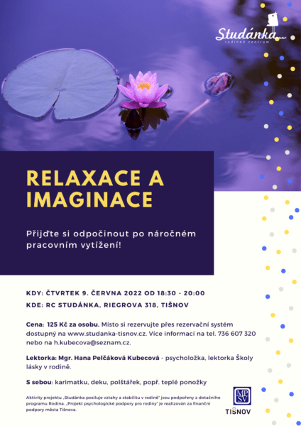 Plakát akce: Relaxace a imaginace