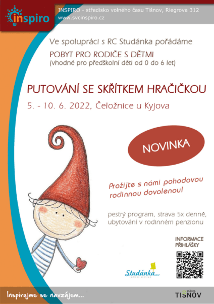 Plakát akce: Pobyt pro rodiny s předškolními dětmi – ZRUŠENO