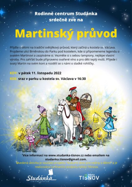 Plakát akce: Martinský světýlkový průvod