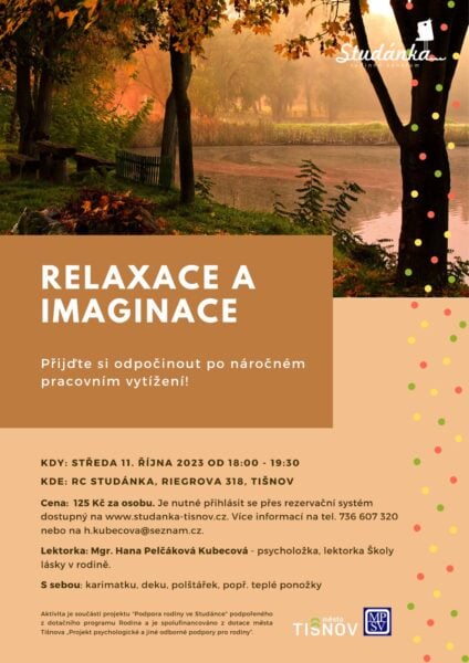Plakát akce: Relaxace a imaginace