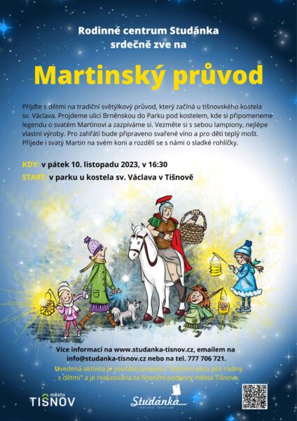 Plakát akce: Martinský světýlkový průvod