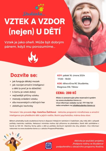 Plakát akce: Vztek a vzdor