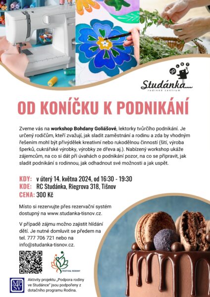 Plakát akce: Od koníčku k podnikání