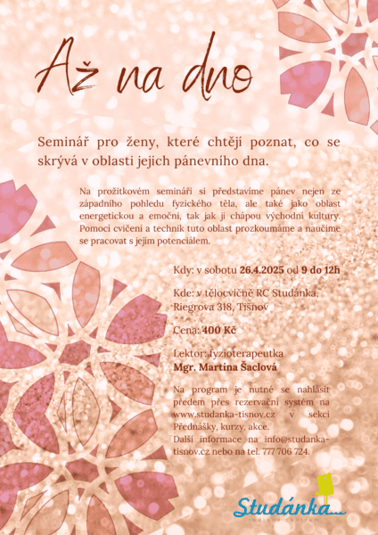 Plakát akce: Až na dno – ZRUŠENO