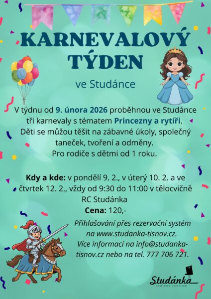 Plakát akce: Karnevalový týden